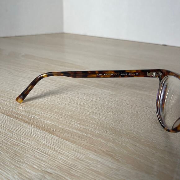 Warby Parker Whalen M 247 Eyeglasses Frames Only Tortoise Shell 51-18-145 - Picture 8 of 8